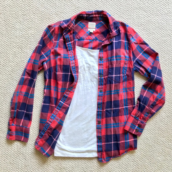 J. Crew perfect fit flannel - Picture 2 of 5